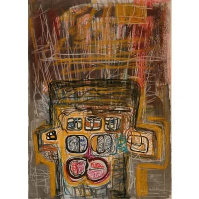 Box music two, pintura de Valentín Pedrosa (2009)