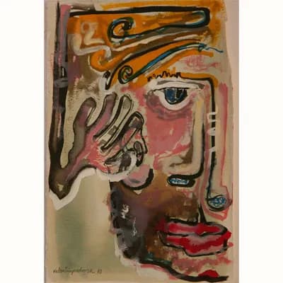 Génesis 1, pintura de Valentín Pedrosa (2010)