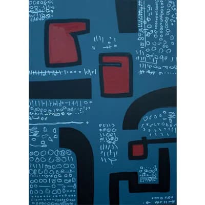 Letters of Time, pintura de Valentín Pedrosa (2011)
