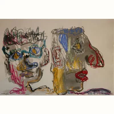 Pensamiento doble, pintura de Valentín Pedrosa (2009)