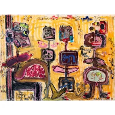 Queen Mother, pintura de Valentín Pedrosa (2010)