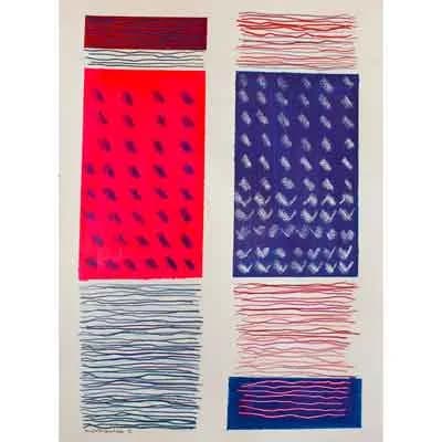 Secadero de Color I, pintura de Valentín Pedrosa (2012)