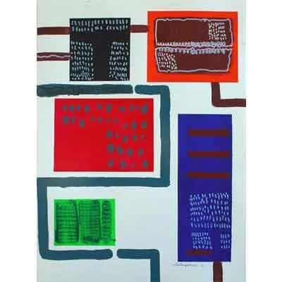 Secadero de Color II, pintura de Valentín Pedrosa (2012)