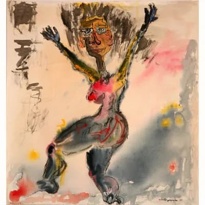 Zarabanda Gozada, pintura de Valentín Pedrosa (2009)